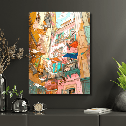 2023 Printable Maximalist Chaotic Lombard Street Pamplona Decorative Unframed Digital Ambiance Wall Hanging Home Decor Digital Download- Part 2