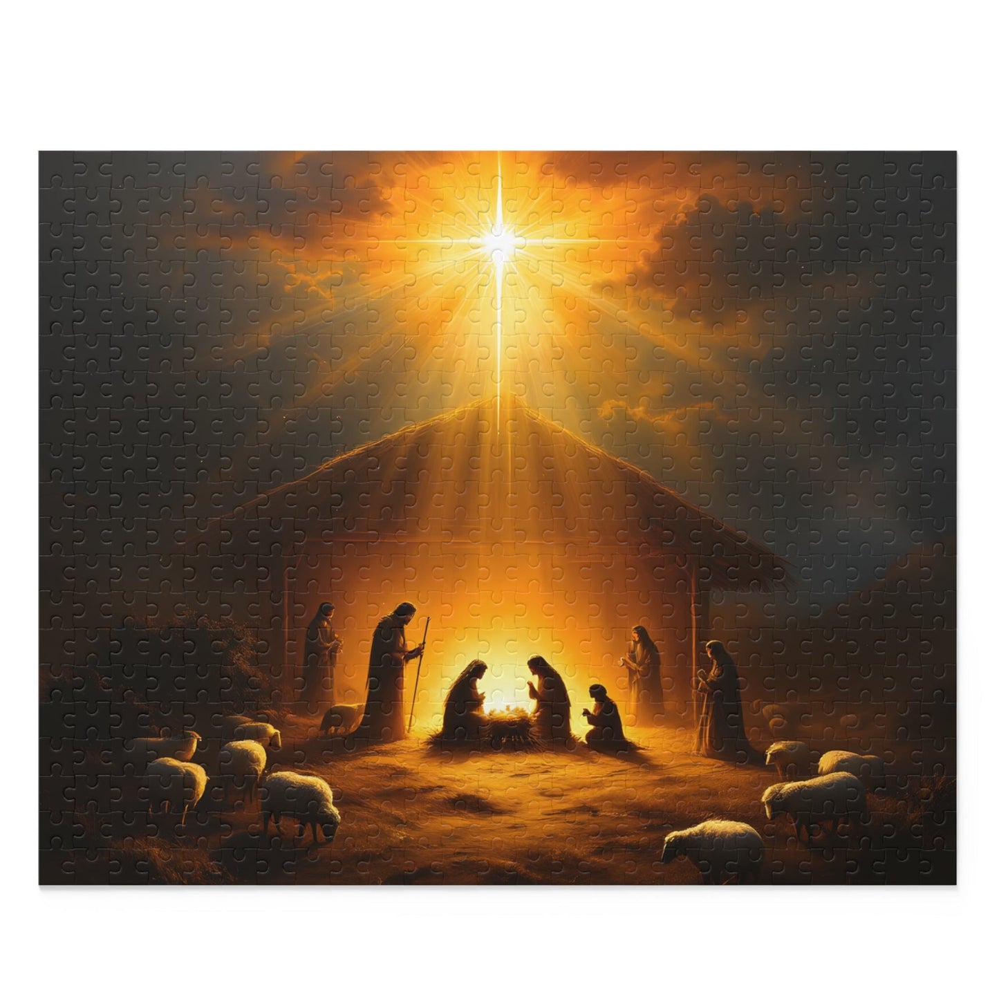 SARSARI The Star of Bethlehem Jigsaw Puzzle Games (120, 252, 500 pieces) for Adults | Educational Brain Toys | Holiday Religious Gift for Family