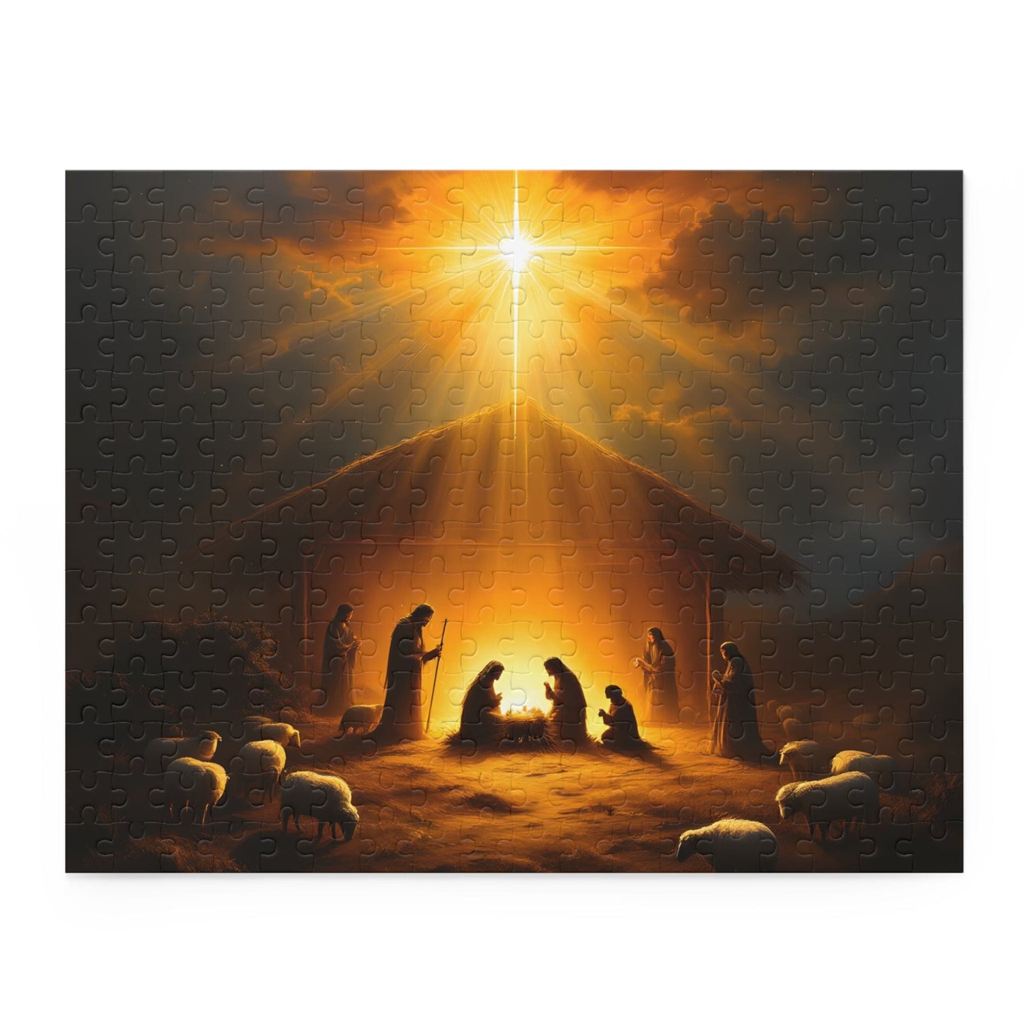 SARSARI The Star of Bethlehem Jigsaw Puzzle Games (120, 252, 500 pieces) for Adults | Educational Brain Toys | Holiday Religious Gift for Family