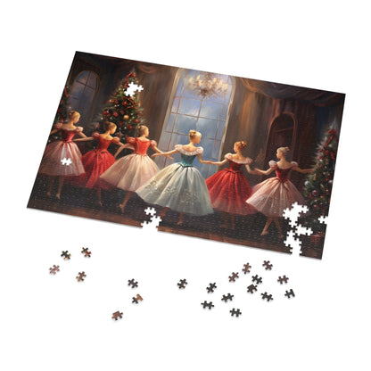 Modern Christmas Jigsaw Puzzle (1000 Pieces): Nutcracker | Custom Sizes (110-1000) | Challenging Holiday Puzzle Gift | Educational Activity for Kids & Adults