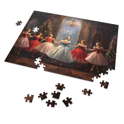 Modern Christmas Jigsaw Puzzle (1000 Pieces): Nutcracker | Custom Sizes (110-1000) | Challenging Holiday Puzzle Gift | Educational Activity for Kids & Adults