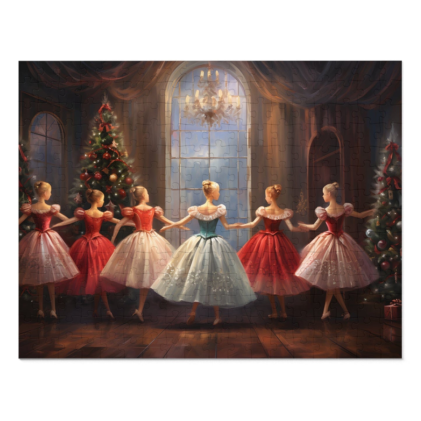 Modern Christmas Jigsaw Puzzle (1000 Pieces): Nutcracker | Custom Sizes (110-1000) | Challenging Holiday Puzzle Gift | Educational Activity for Kids & Adults