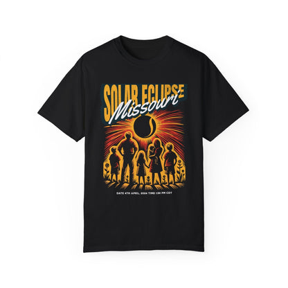 Missouri Totality Solar Eclipse 4.08.24 America Adult S-4XL - Black/Graphite