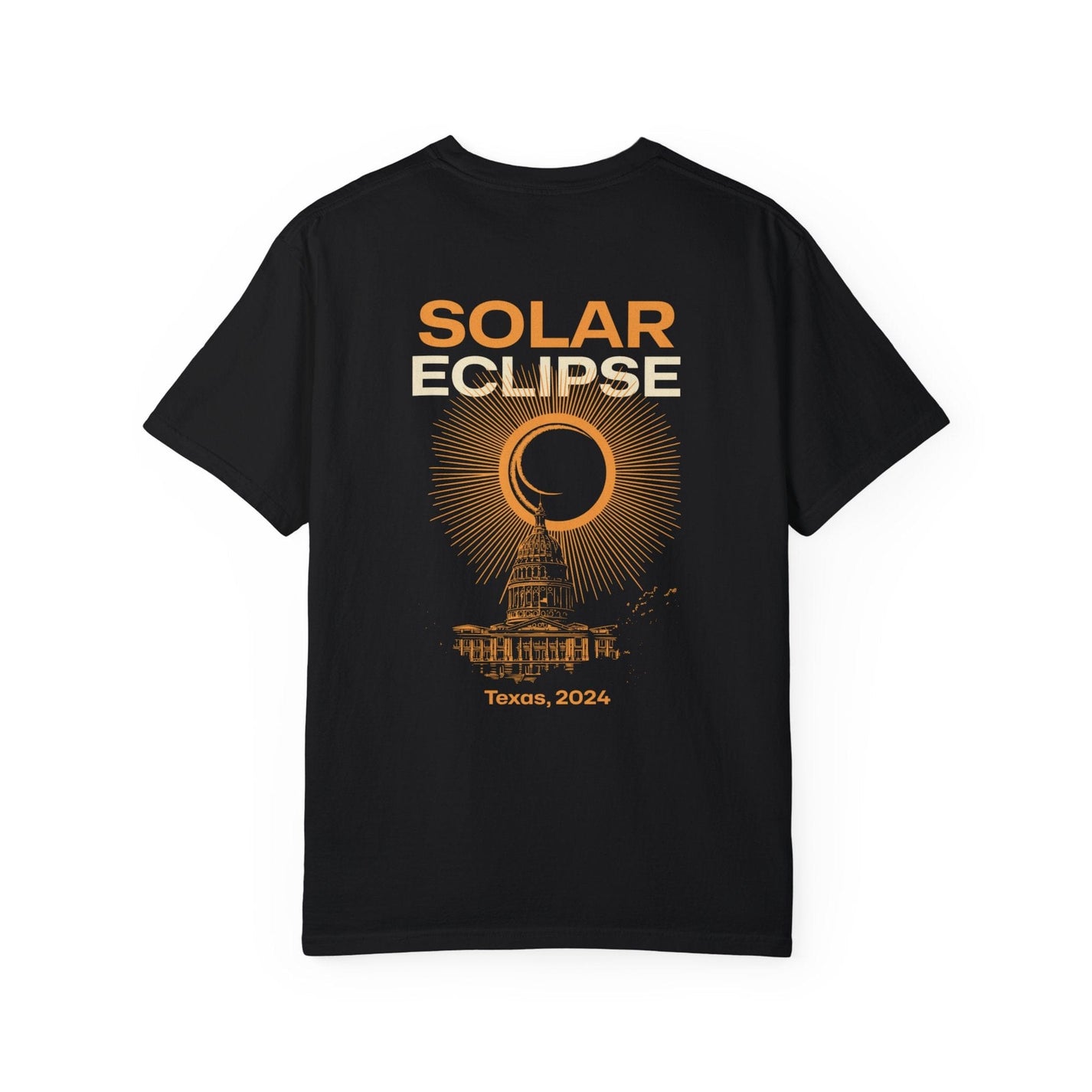 🌑 Texas Solar Eclipse 4.08.24 T-Shirt - Black/Graphite S-4XL 🌟 ...