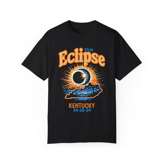 Solar Eclipse 2024 Kentucky USA Unisex Shirt - Black/Graphite, August 2024 Shirt, Gift for Eclipse Lover
