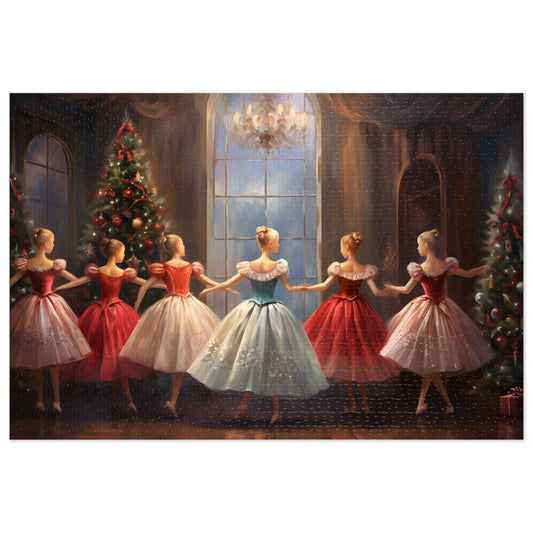 Modern Christmas Jigsaw Puzzle (1000 Pieces): Nutcracker | Custom Sizes (110-1000) | Challenging Holiday Puzzle Gift | Educational Activity for Kids & Adults