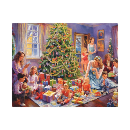 Jigsaw Puzzle Christmas Decorations (1000 Pieces): Family Around Christmas Decorations | Customizable Sizes (110-1000 Pieces) | Challenging Festive Puzzle | Ideal Holiday Gift | Educational Family Activity