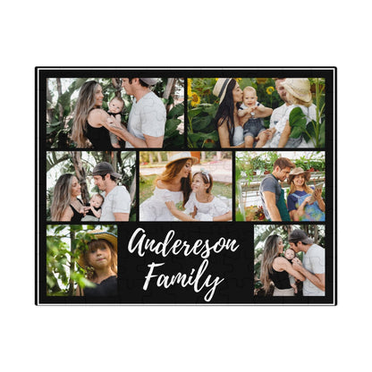 Custom Family Jigsaw Puzzle from Photo Collage - 1000/500/252/110 Pieces - DIY Gifts for Family Members
