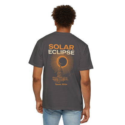 Texas Total Solar Eclipse 4.08.24 USA Shirt Adult S-4XL - Black/Graphite, Path of Totality Shirt, Astronomy Lovers T-shirt