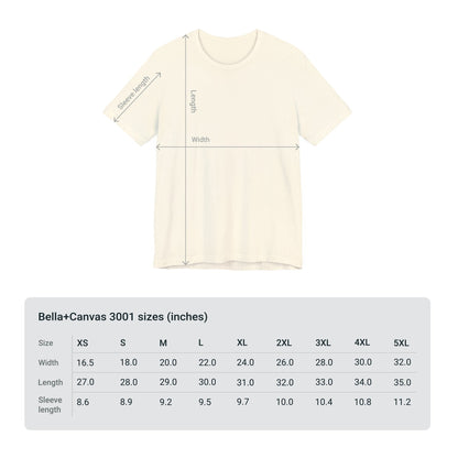 Casual Original Not Copy Slogan Graphic Print Round Neck Short Sleeve Tee Shirt for Women/Men XS-4XL - Natural/White