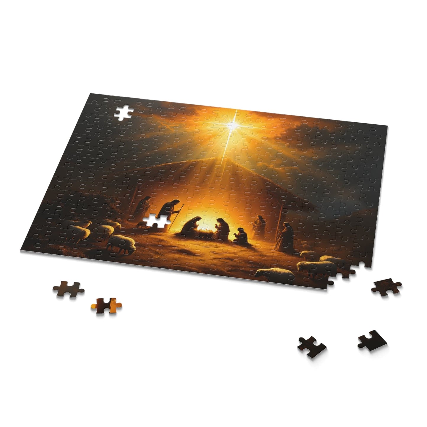 SARSARI The Star of Bethlehem Jigsaw Puzzle Games (120, 252, 500 pieces) for Adults | Educational Brain Toys | Holiday Religious Gift for Family