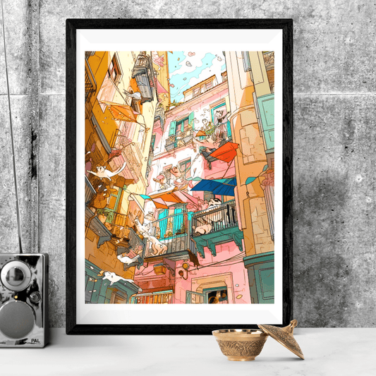 2023 Printable Maximalist Chaotic Lombard Street Pamplona Decorative Unframed Digital Ambiance Wall Hanging Home Decor Digital Download- Part 2