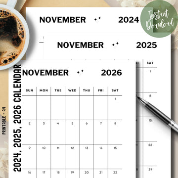 November Calendar