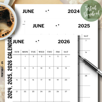 June Calendar