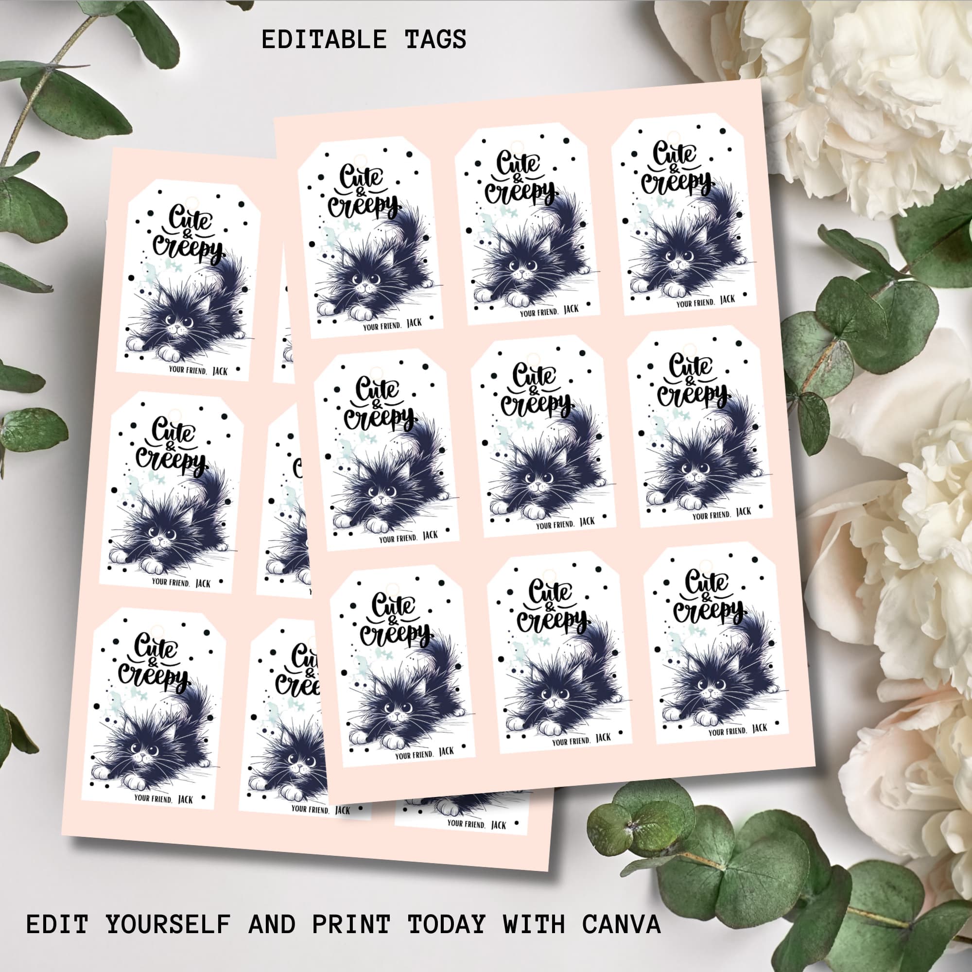 Editable Halloween Tags for Goodie Bags Free | Printable Download ... Editable Halloween Tags for Goodie Bags Free | Printable Download ...