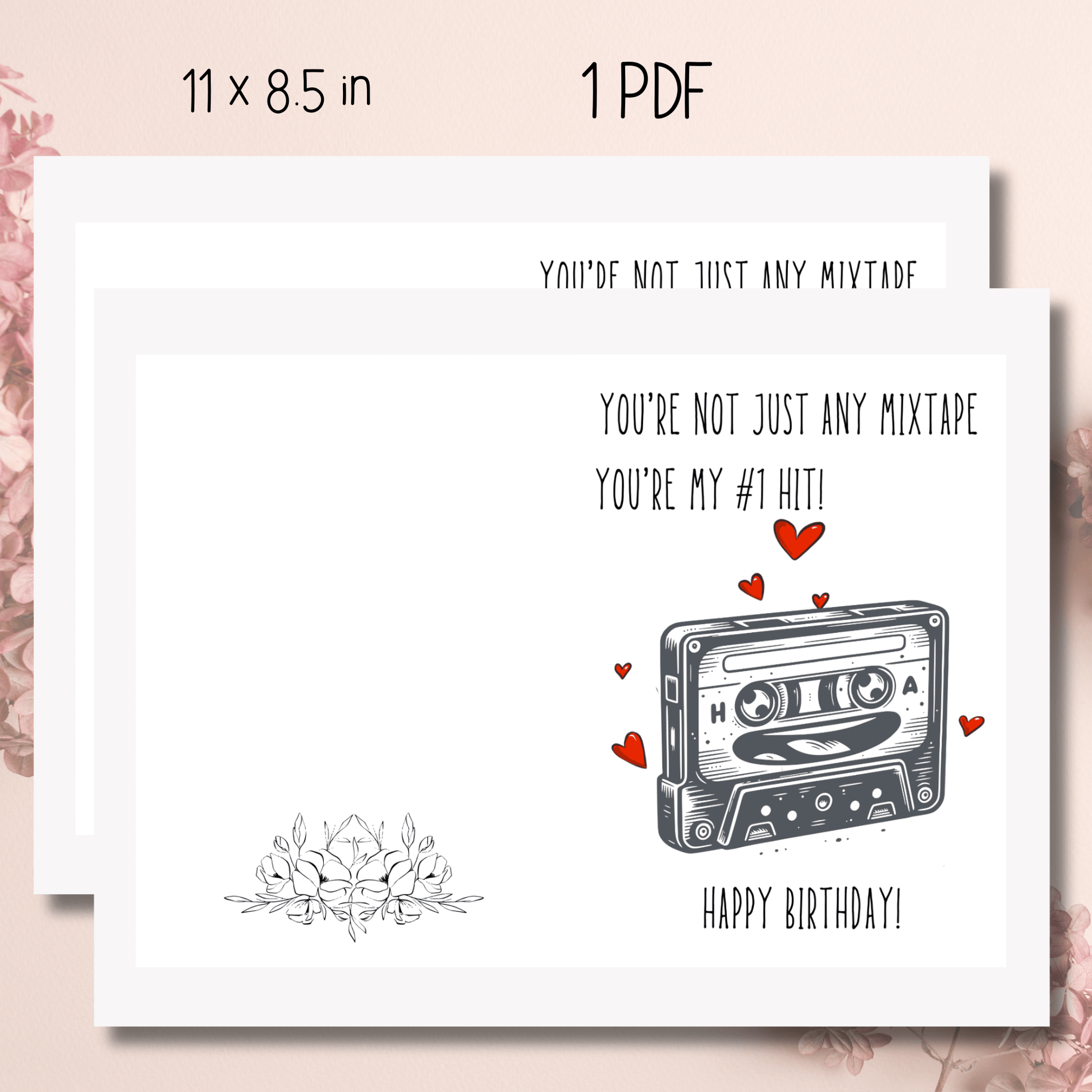 Funny Classic MixTape Printable Download Pdf page