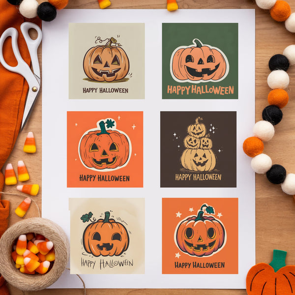 Halloween tags full set preview
