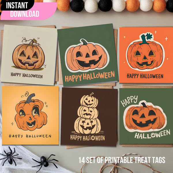 Halloween treat tags preview