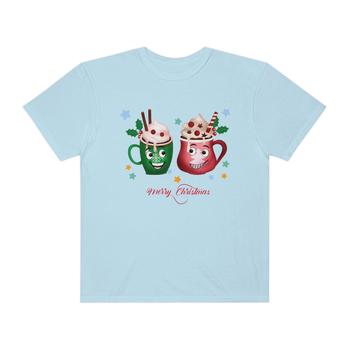 Retro Christmas Comfort Colors Shirt, Christmas Coffee Shirt, Christmas Women Gift, Retro Holiday Shirt, Funny Xmas T-Shirt