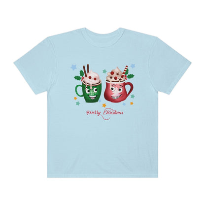 Retro Christmas Comfort Colors Shirt, Christmas Coffee Shirt, Christmas Women Gift, Retro Holiday Shirt, Funny Xmas T-Shirt