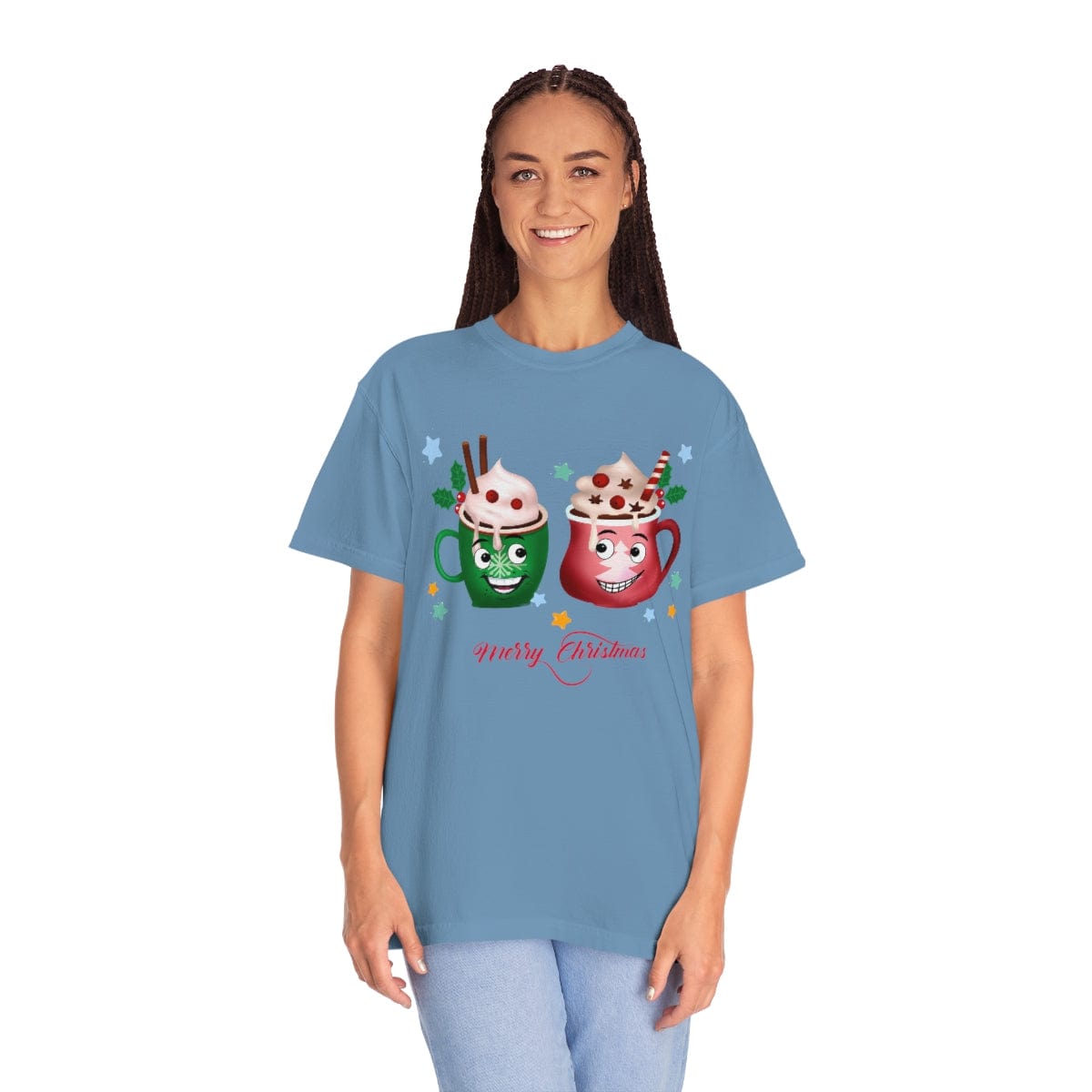 Retro Christmas Comfort Colors Shirt, Christmas Coffee Shirt, Christmas Women Gift, Retro Holiday Shirt, Funny Xmas T-Shirt