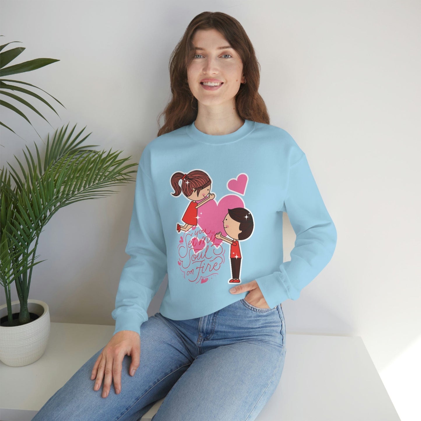 2023 Valentine's Day Sweatshirt: Hearts Beee Mine, Stay Cozy and in Love