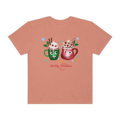 Retro Christmas Comfort Colors Shirt, Christmas Coffee Shirt, Christmas Women Gift, Retro Holiday Shirt, Funny Xmas T-Shirt