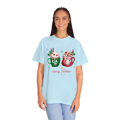 Retro Christmas Comfort Colors Shirt, Christmas Coffee Shirt, Christmas Women Gift, Retro Holiday Shirt, Funny Xmas T-Shirt