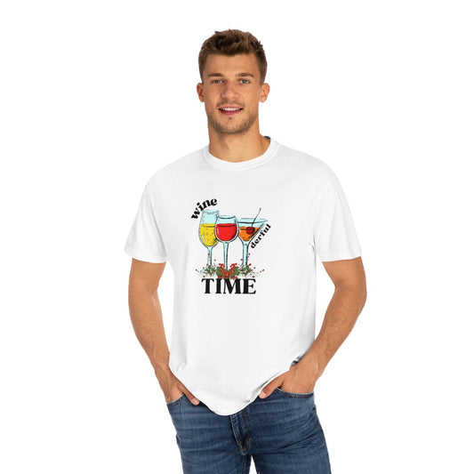 Wine Derful Time T-Shirt For Men Boy