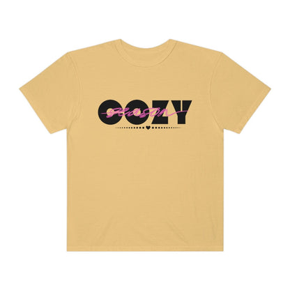 Men Cozy Season Shirt, Comfort Colors Shirt, Cozy Vibes T-Shirt, Fall Shirt, Thanksgiving Gift, Unisex Garment-Dyed T-shirt