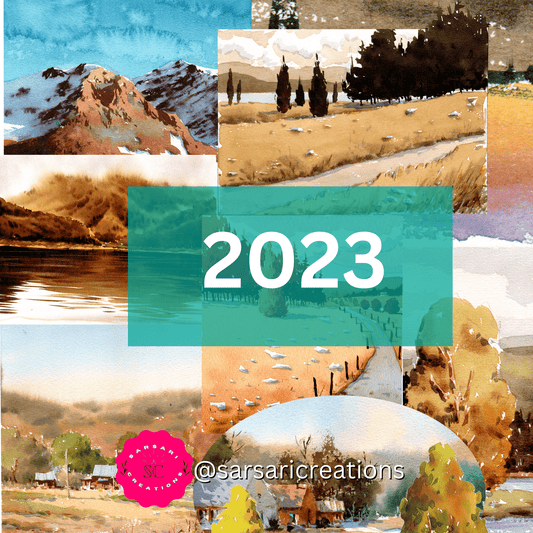 2023 Landscapes of the World Printable Calendar