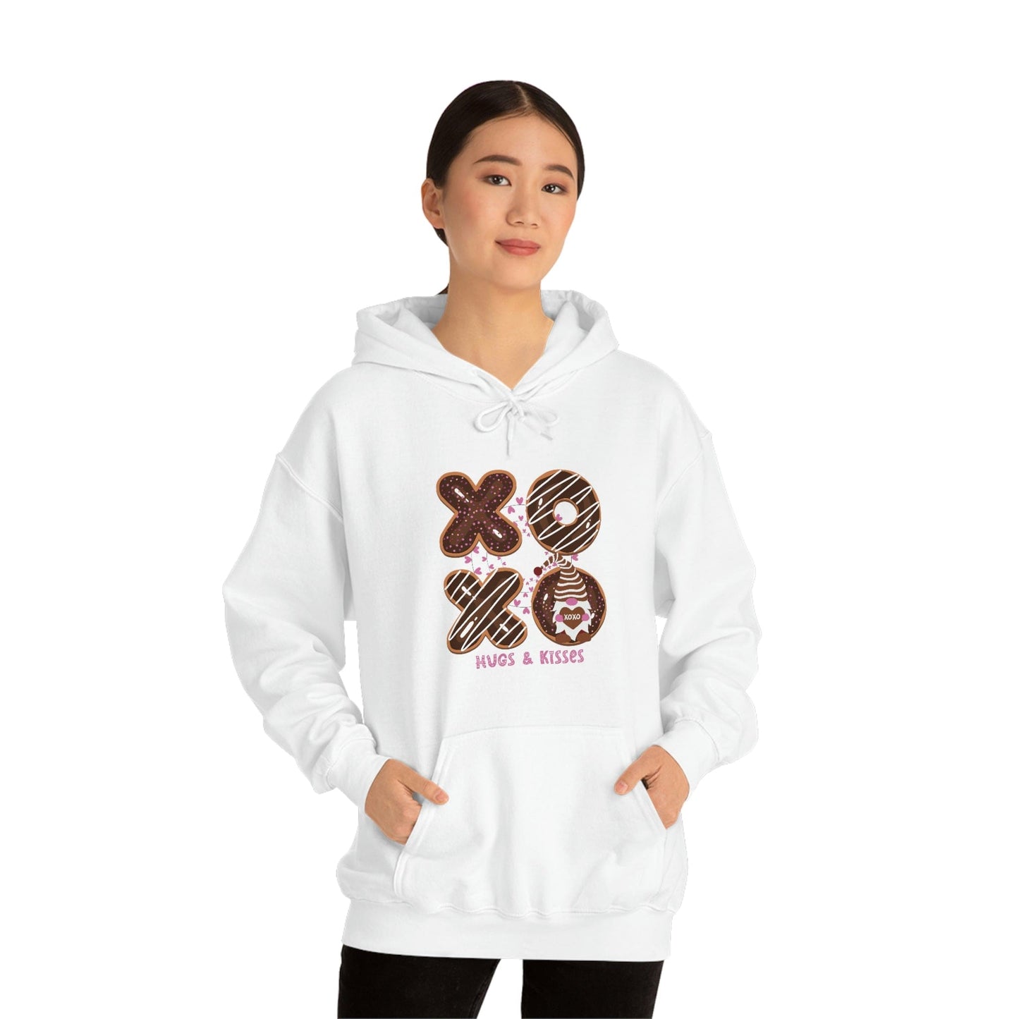 XOXO Donut's Hugs and Kisses with Chocolate Hoodie
