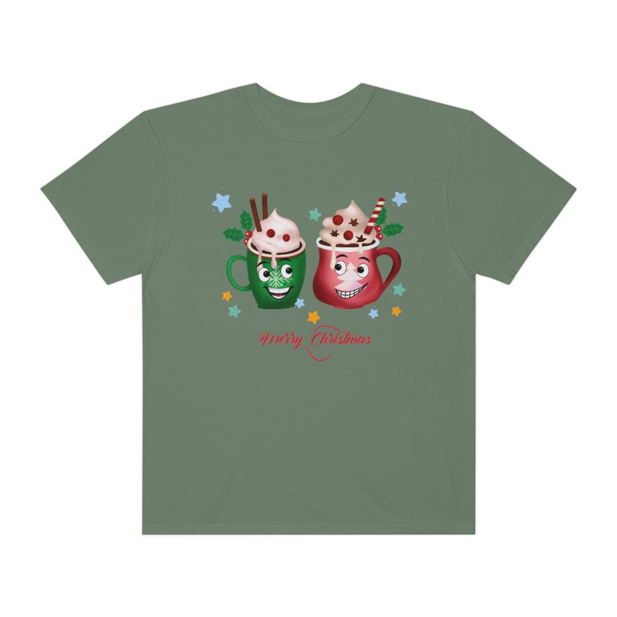 Retro Christmas Comfort Colors Shirt, Christmas Coffee Shirt, Christmas Women Gift, Retro Holiday Shirt, Funny Xmas T-Shirt