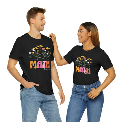 2023 Unisex Irrational Rounded Cubing Flowers Math Lover Gift Math Geek Men Women Student Pun Mathematics Lovers T-Shirt