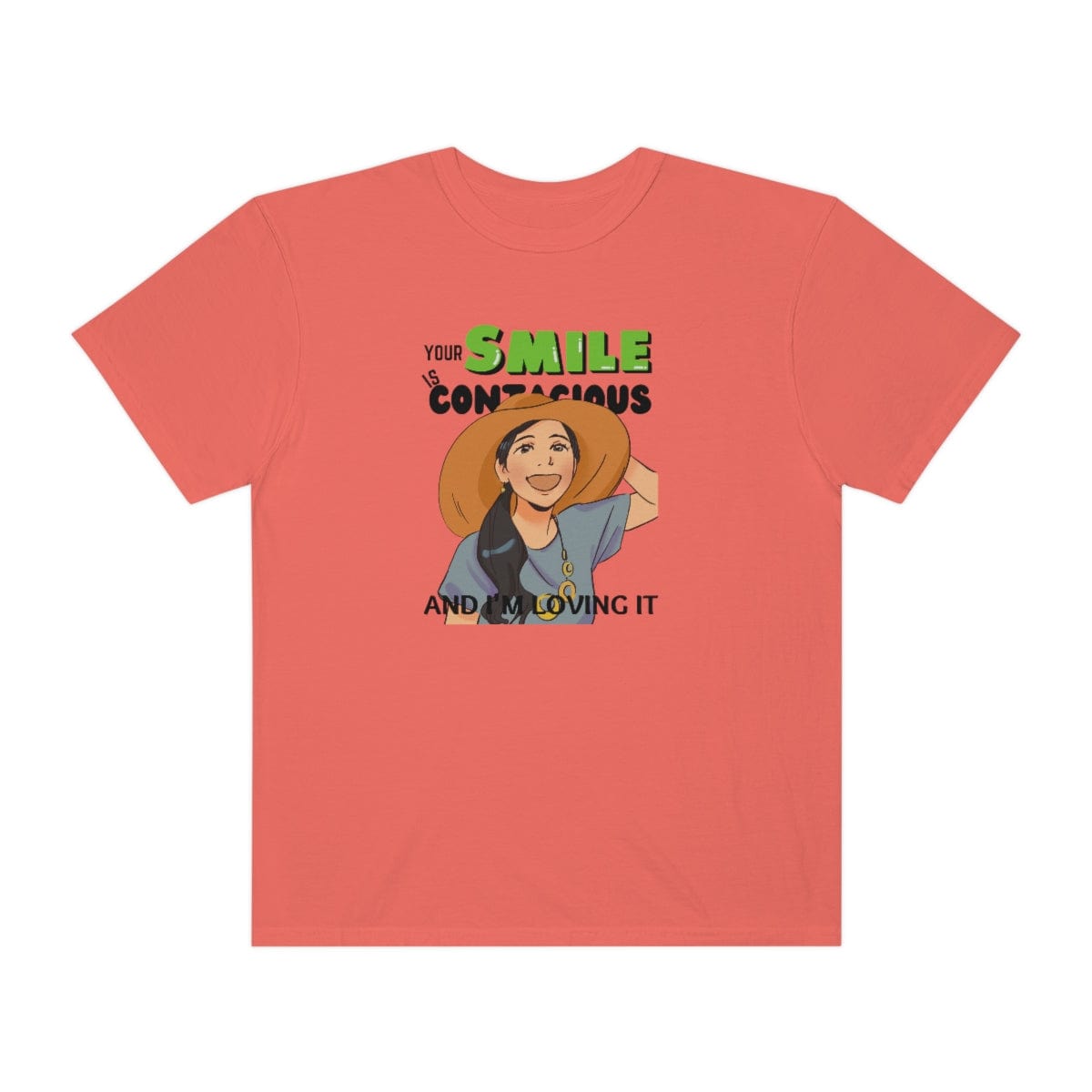 Your Smile Contacious And I'M Loving It T-Shirt For Women Girl