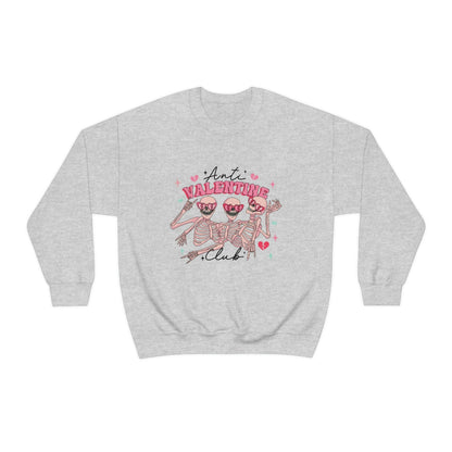 Shop the Anti-Valentine's Club with Skeleton Style 2023 Sweatshirt