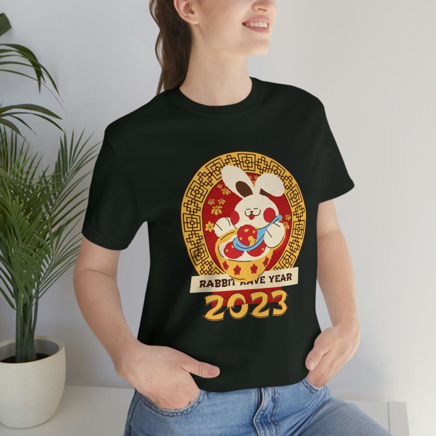 Rabbit Year 2023: Chinese New Year T-Shirt - SarsariCreations