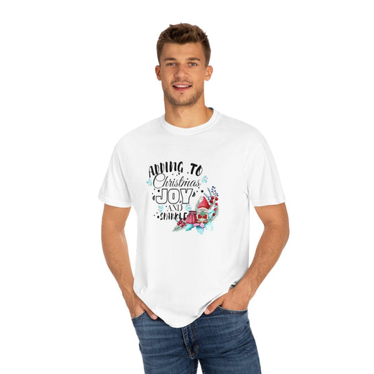 Adding To Christmas Joy And Sparkle T-Shirt For Men Boy
