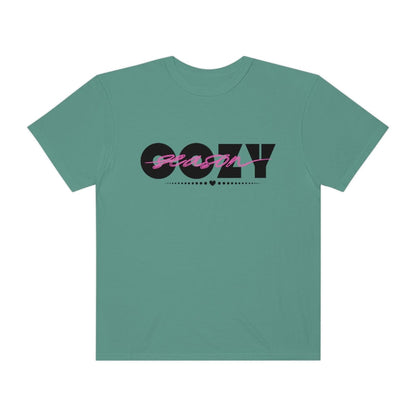 Men Cozy Season Shirt, Comfort Colors Shirt, Cozy Vibes T-Shirt, Fall Shirt, Thanksgiving Gift, Unisex Garment-Dyed T-shirt