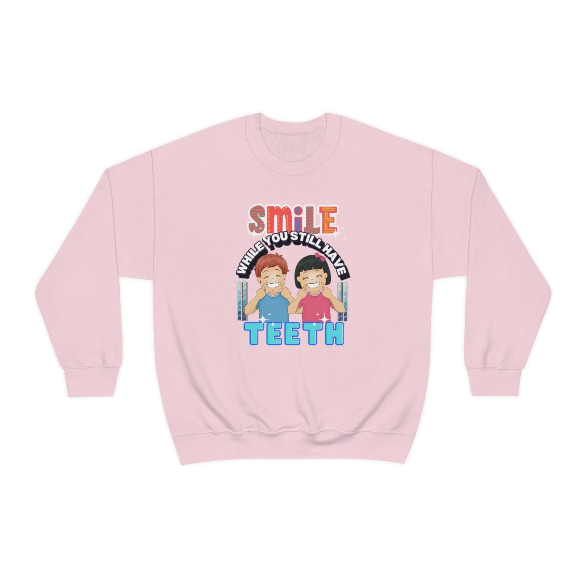 Smile While You Still Have Teeth Sweatshirt, Crewneck Sweatshirt, Mummy Christmas Theme Sweater, Women's Christmas Crewneck, Mom to Be, Gift for Mum