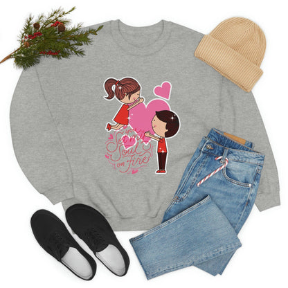 2023 Valentine's Day Sweatshirt: Hearts Beee Mine, Stay Cozy and in Love