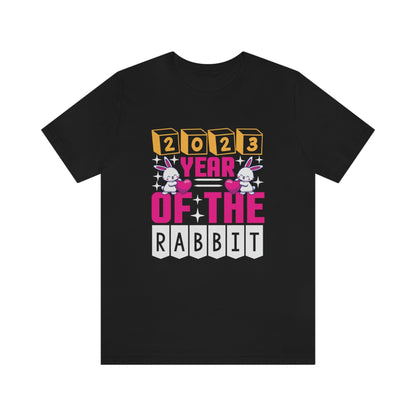 Hop into Good Charm: 2023 Year of the Rabbit T-Shirt - SarsariCreations