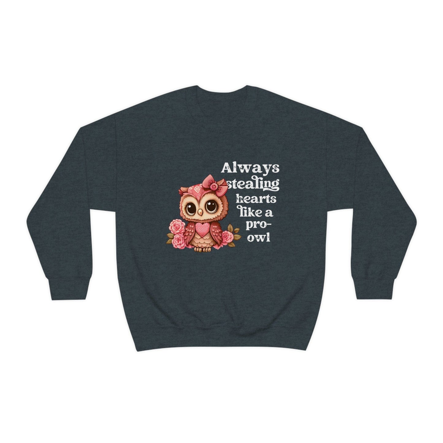 2023 Valentine's Day Gift: "Always Stealing Hearts Like a Pro Owl" Sweatshirt