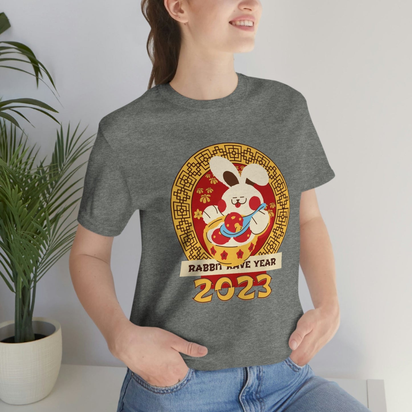 Rabbit Year 2023: Chinese New Year T-Shirt - SarsariCreations