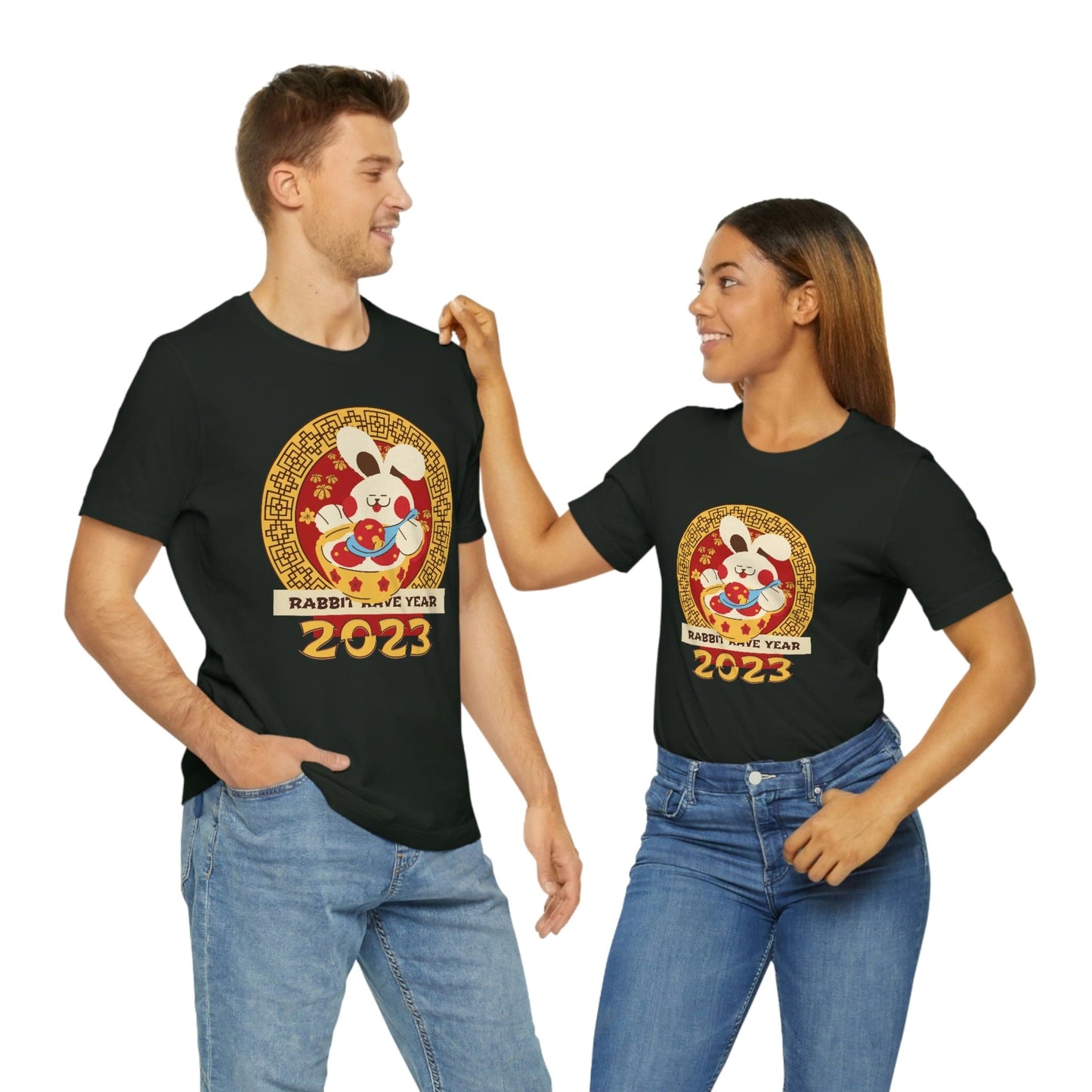 Rabbit Year 2023: Chinese New Year T-Shirt - SarsariCreations