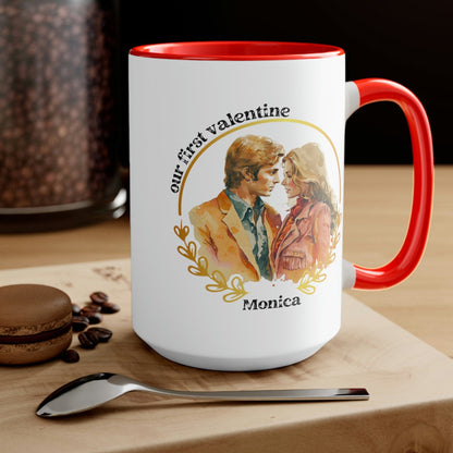 Shop Valentine's Day in 70's Vibes with Two Tone Coffee Mug