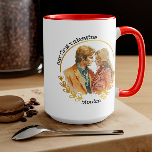 Shop Valentine's Day in 70's Vibes with Two Tone Coffee Mug