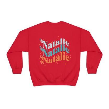 Personalized Name Oversized Sweatshirt