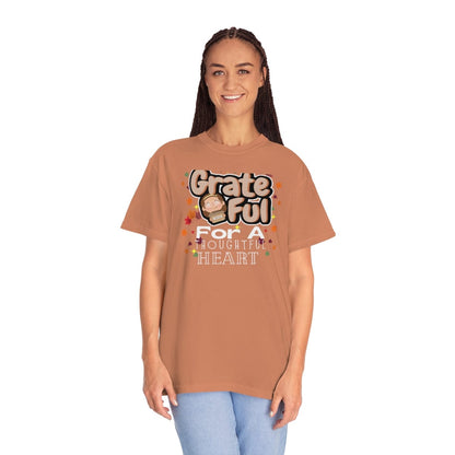 Grate Ful For A Thoughtful Heart T-Shirt For Women Girl
