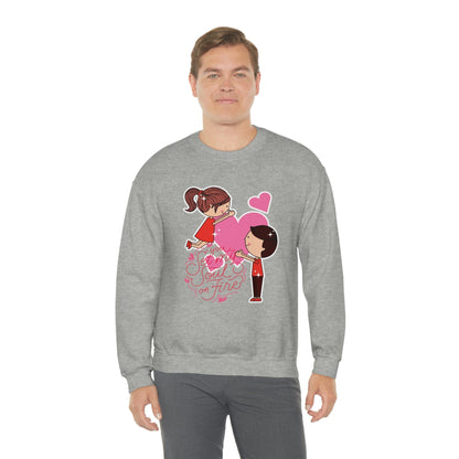 2023 Valentine's Day Sweatshirt: Hearts Beee Mine, Stay Cozy and in Love